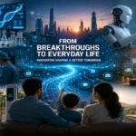 echnological breakthroughs evolving from research laboratories into everyday digital tools such as the Web, GPS, cloud computing and AI