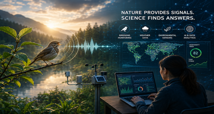 Scientists combining satellite data, environmental DNA, biological indicators and sensors to monitor ecosystem health