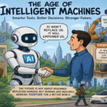 Intelligent AI-powered machines working alongside humans across digital and industrial environments