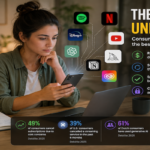Consumer using multiple specialized digital apps and subscription services instead of relying on one all-in-one technology platform.