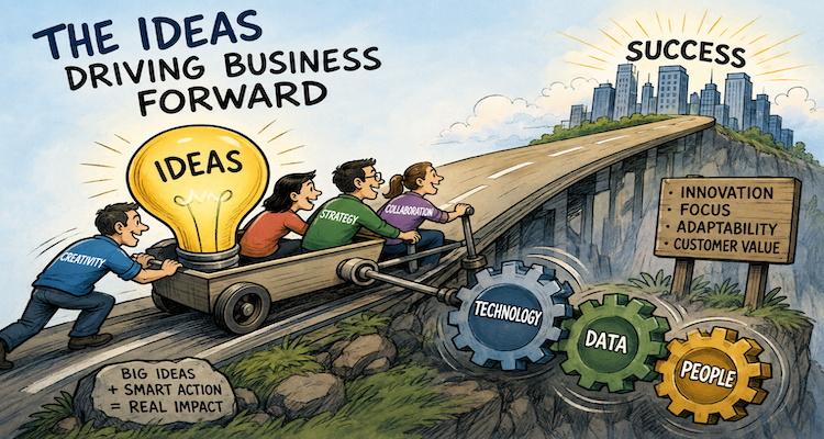 Business leaders and teams exploring AI, digital transformation, innovation, skills and sustainable growth