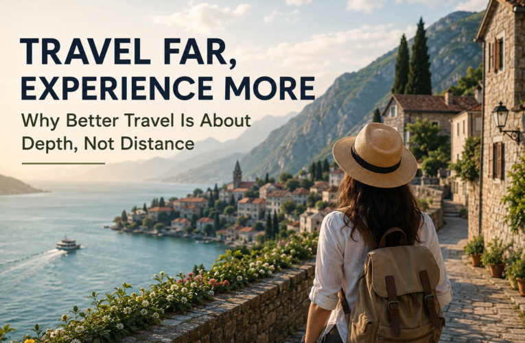 Travel Far, Experience More: Why Better Travel Is About Depth, Not Distance