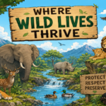 Wild tiger moving through a healthy connected forest landscape surrounded by natural habitat