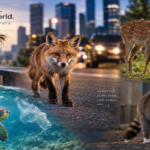 Wild mammals and birds adapting their daily activity patterns around roads, cities, artificial light and human recreation