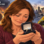 Diamond wedding ring recovered from the remains of a Los Angeles home after the 2019 Getty Fire
