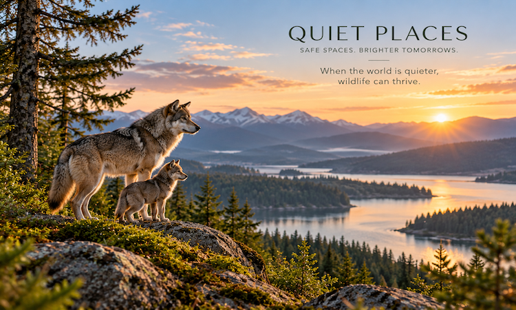 A quiet forest landscape providing undisturbed habitat for wildlife