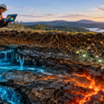 Scientists studying underground geology, groundwater, minerals and subsurface energy systems