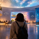 Interior of a windowless casino-like environment illustrating how artificial light, sound and limited time cues affect time perception