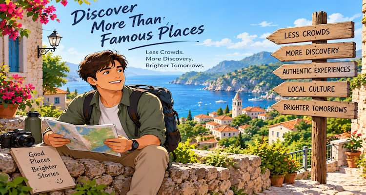 Travelers exploring a lesser-known destination before it becomes a major tourist hotspot
