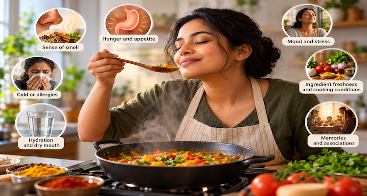 Why the Same Meal Tastes Different on Different Days – Factors Affecting Food Flavour